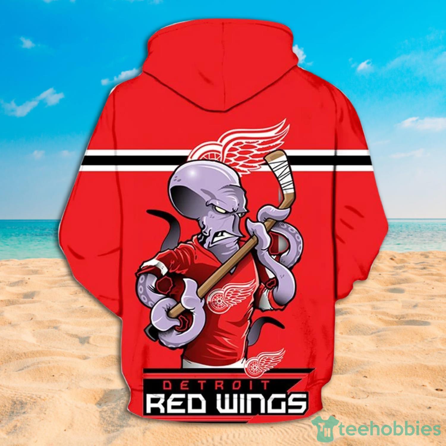 Detroit Red Wings All Over Print 3D Hoodie For men And Women Product Photo 1 Detroit Red Wings All Over Print 3D Hoodie For men And Women Product Photo 1