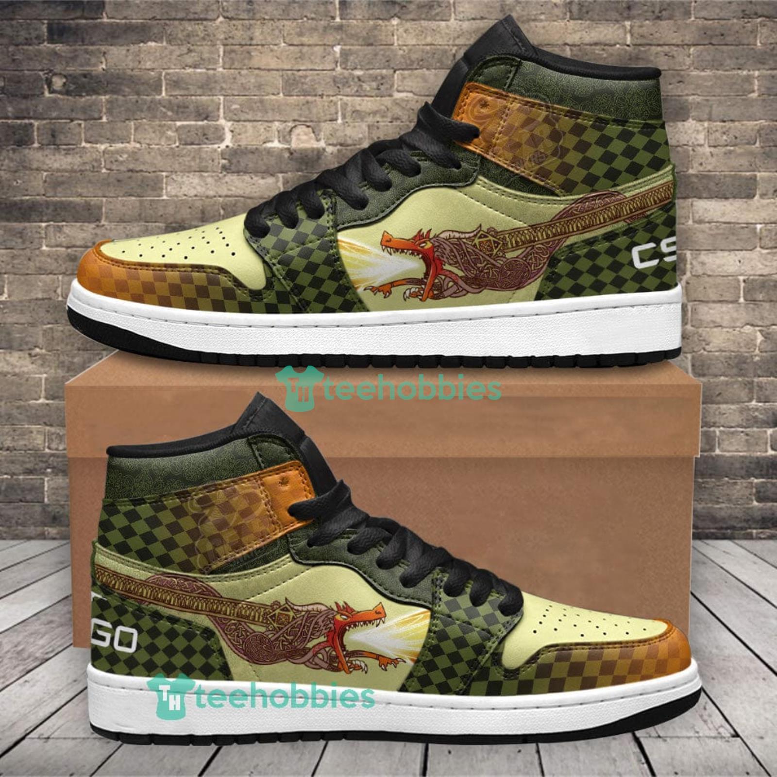 Dragon Lore Counter-Strike Skins Air Jordan Hightop Shoes Sneakers For Men And Women Product Photo 1