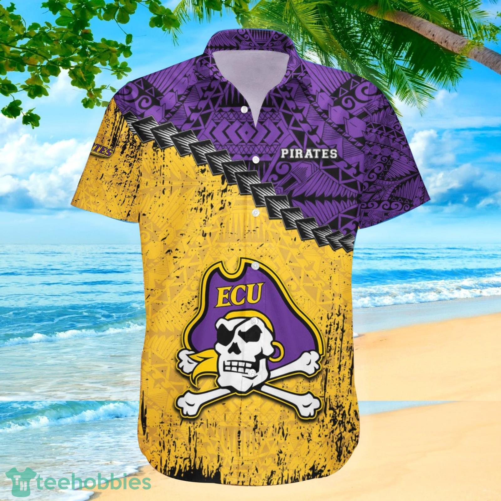 Men's Champion Purple ECU Pirates Icon Logo Basketball Jersey Long Sleeve T-Shirt Size: Large