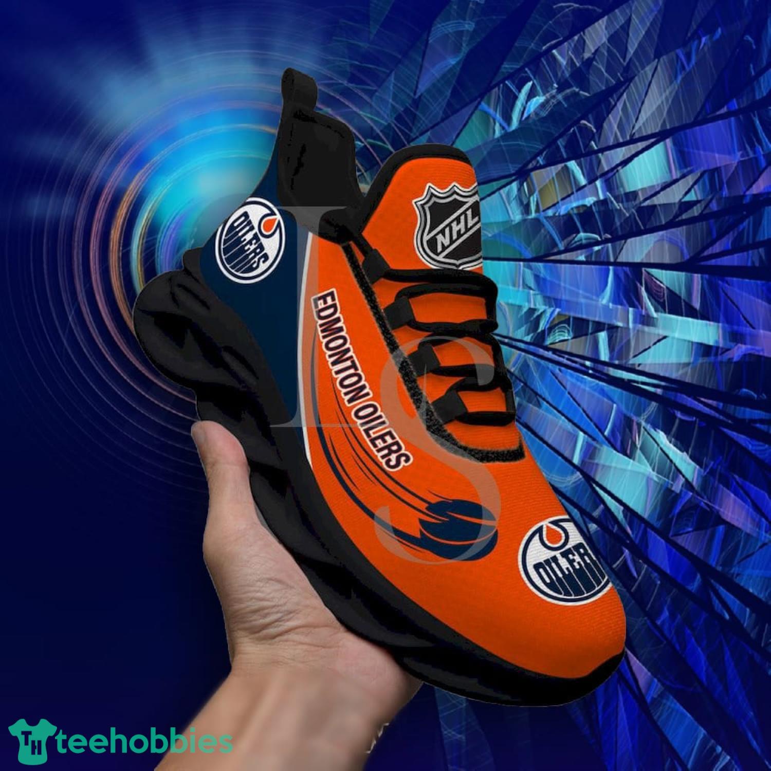 Personalize NHL Edmonton Oilers Max Soul Sneakers Running Shoes