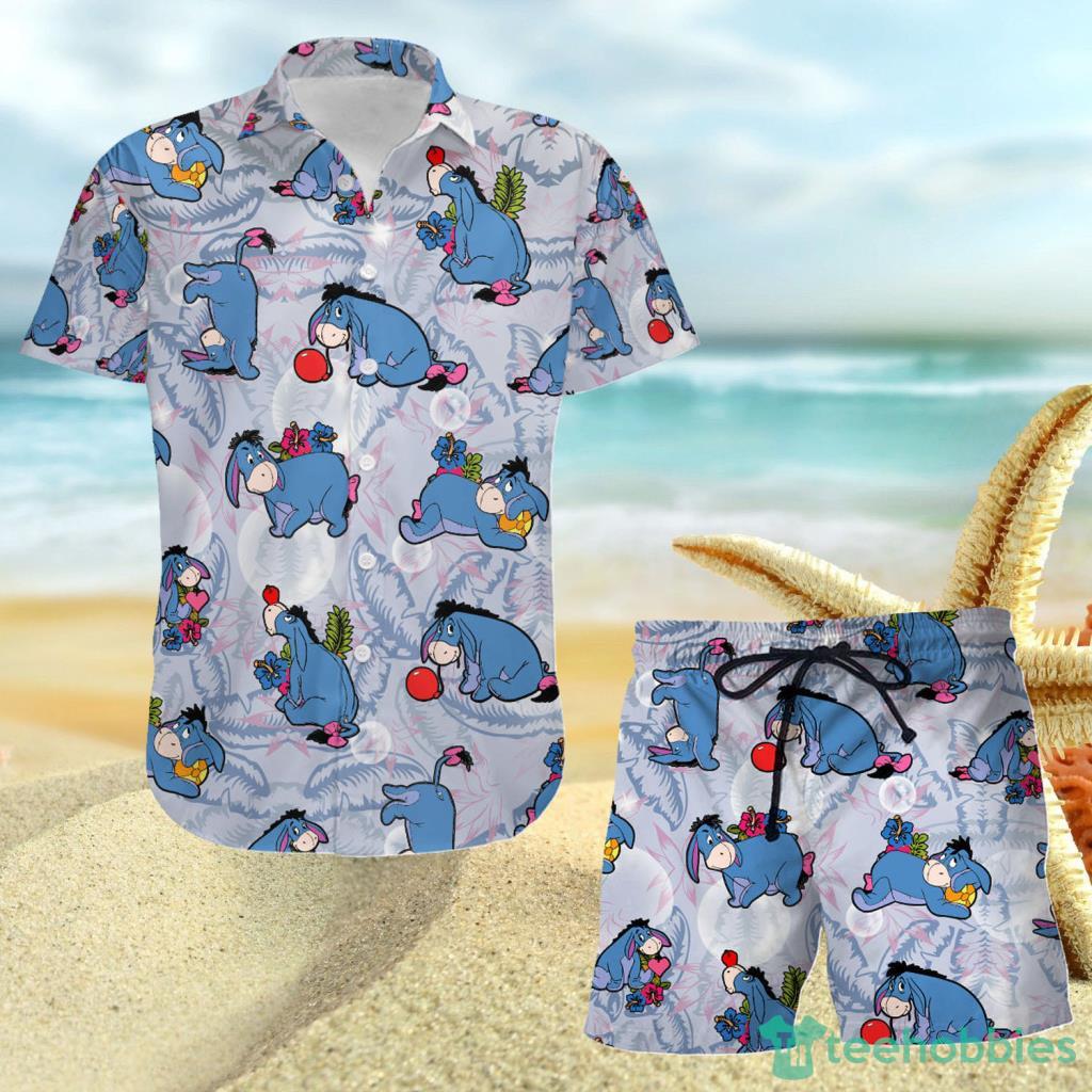 Eeyore Disney Aloha Hawaiian Shirt And Short - Eeyore Disney Aloha Hawaiian Shirt And Short