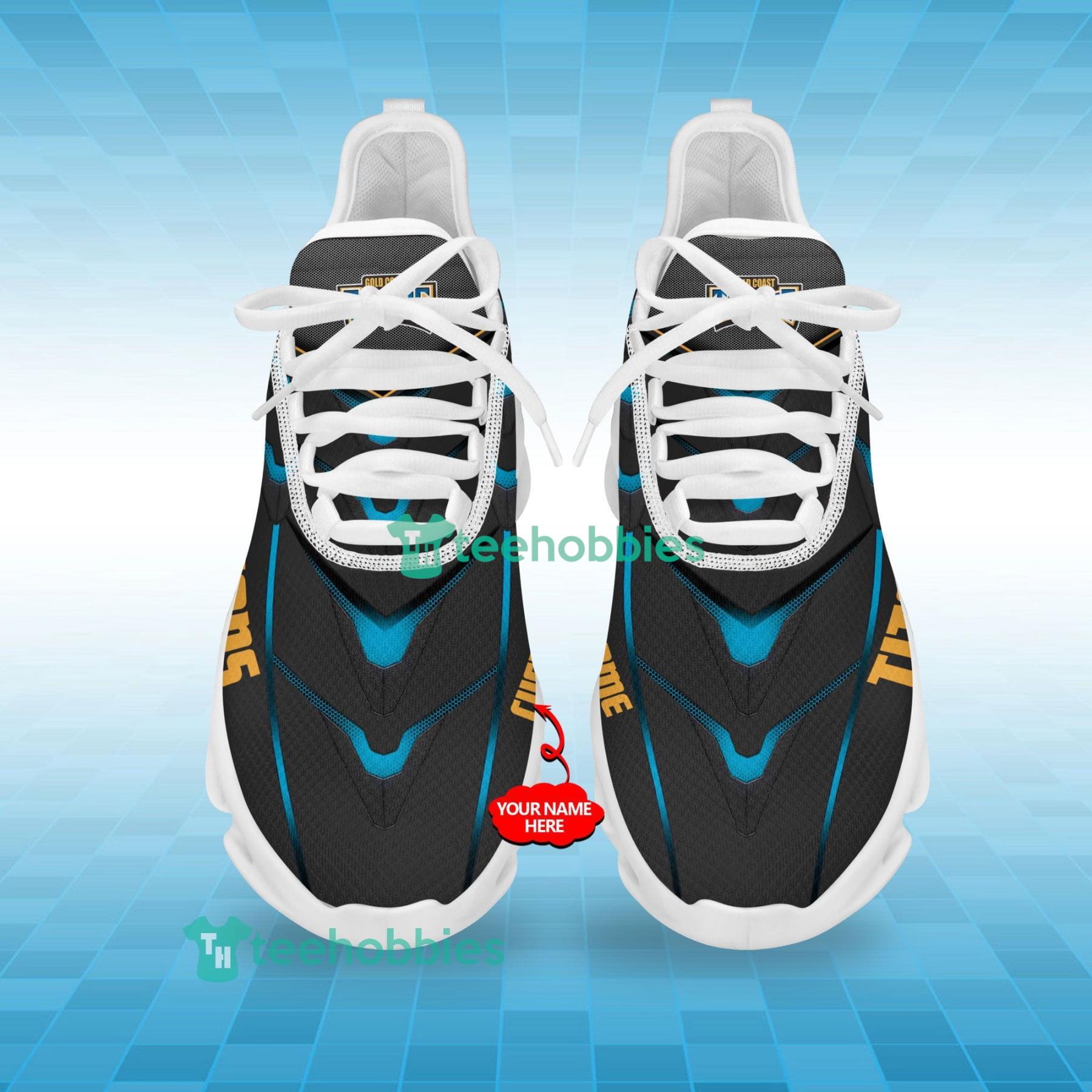 Gold Coast Titans NRL Custom Name Sneakers Max Soul Shoes For Men And Women Product Photo 3