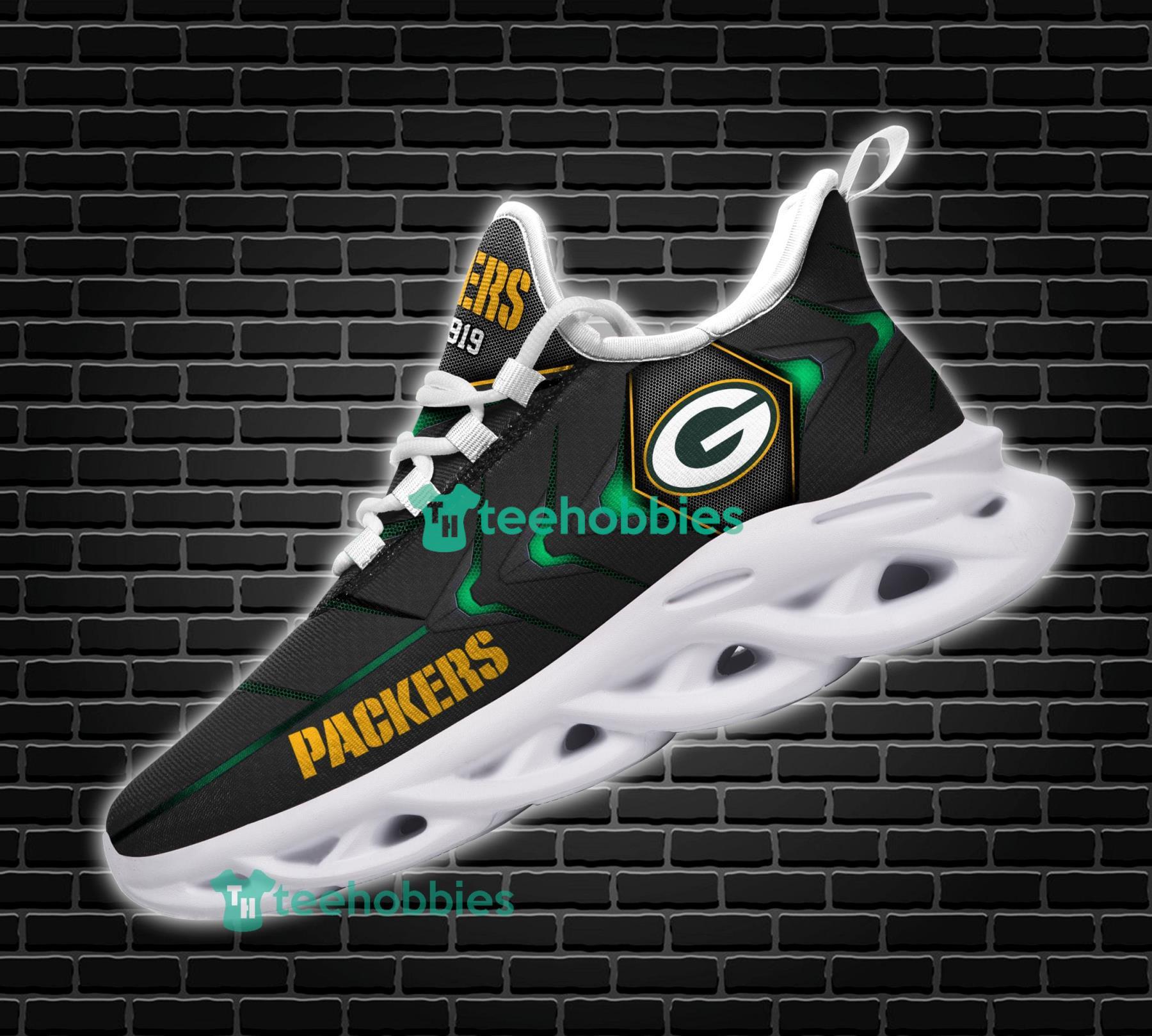 Green Bay Packers NFL Custom Name Sneakers Max Soul Shoes For Men And Women Product Photo 3