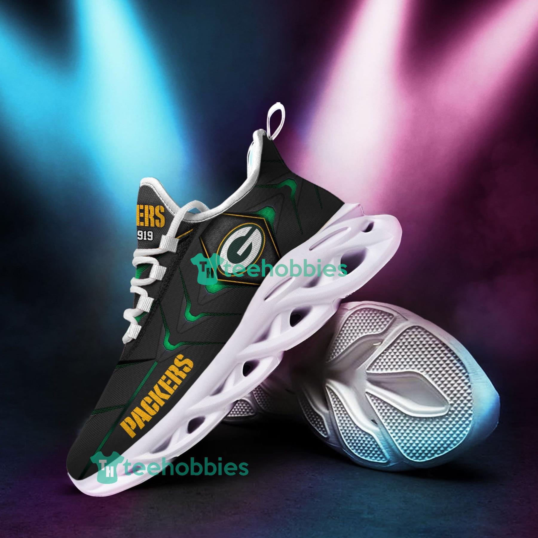 Green Bay Packers NFL Custom Name Sneakers Max Soul Shoes For Men And Women Product Photo 1