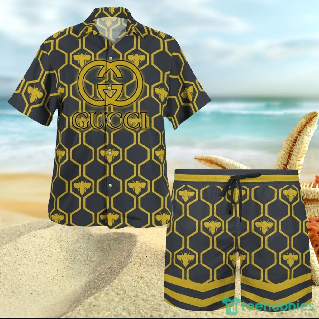 Gucci Bee Hawaiian Shirt And Short