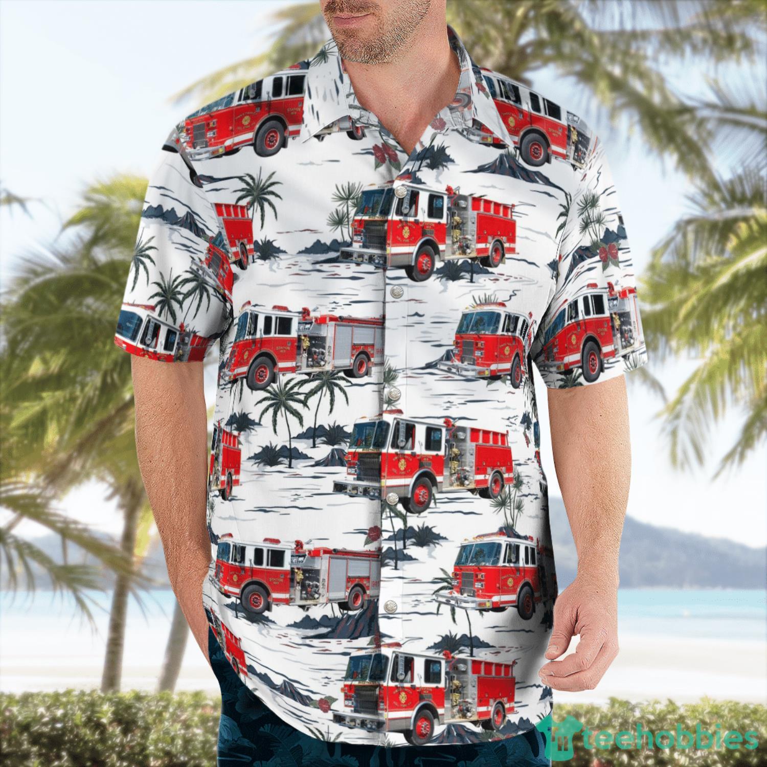 Hammonton New Jersey Sweetwater Volunteer Fire Company No. 4 Aloha Summer Gift Hawaiian Shirt Product Photo 3 Hammonton New Jersey Sweetwater Volunteer Fire Company No. 4 Aloha Summer Gift Hawaiian Shirt Product Photo 3