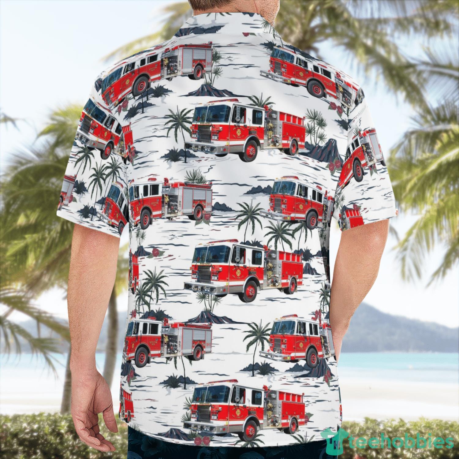Hammonton New Jersey Sweetwater Volunteer Fire Company No. 4 Aloha Summer Gift Hawaiian Shirt Product Photo 4 Hammonton New Jersey Sweetwater Volunteer Fire Company No. 4 Aloha Summer Gift Hawaiian Shirt Product Photo 4