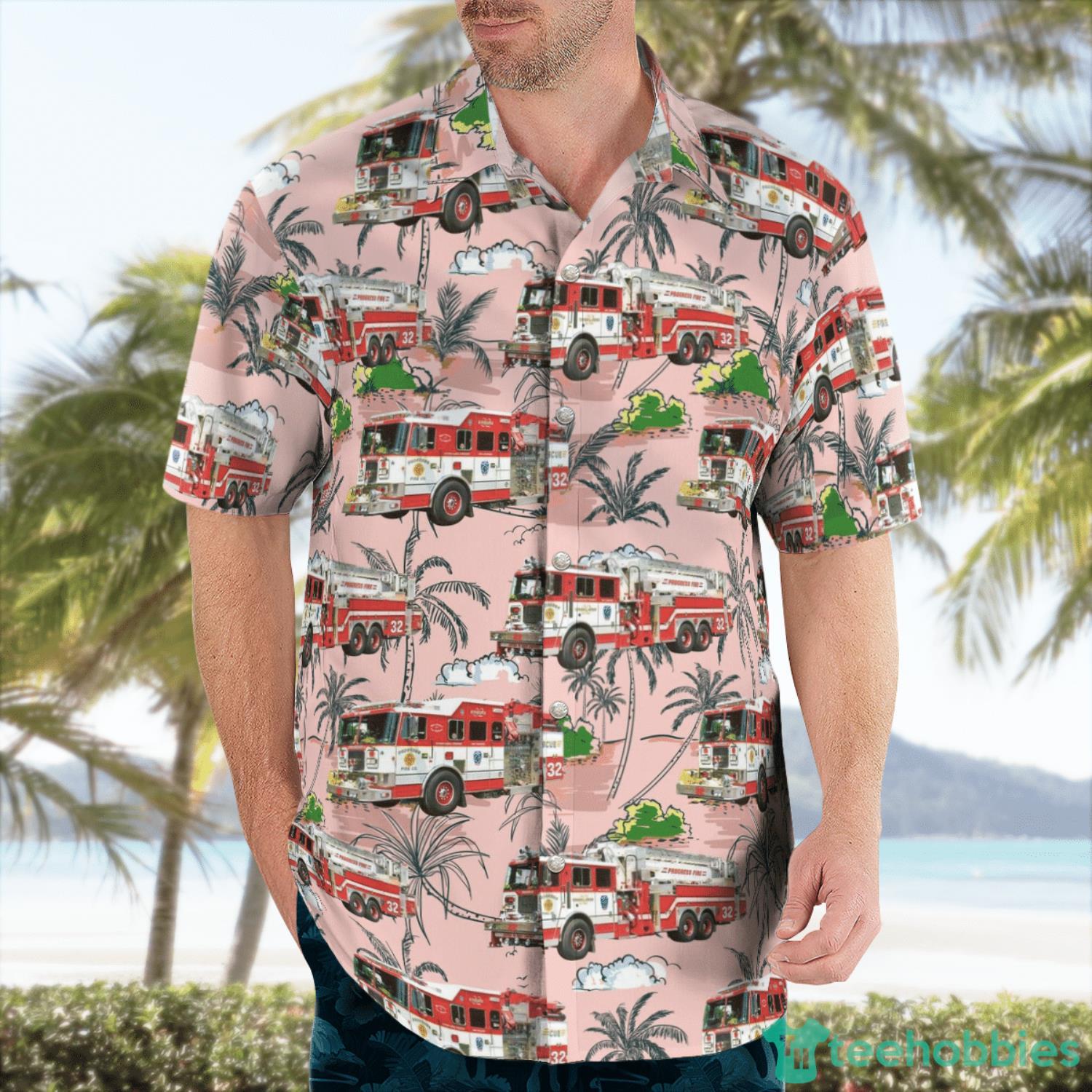 Harrisburg Pennsylvania Progress Fire Company Retired Fleet Aloha Summer Gift Hawaiian Shirt Product Photo 3 Harrisburg Pennsylvania Progress Fire Company Retired Fleet Aloha Summer Gift Hawaiian Shirt Product Photo 3