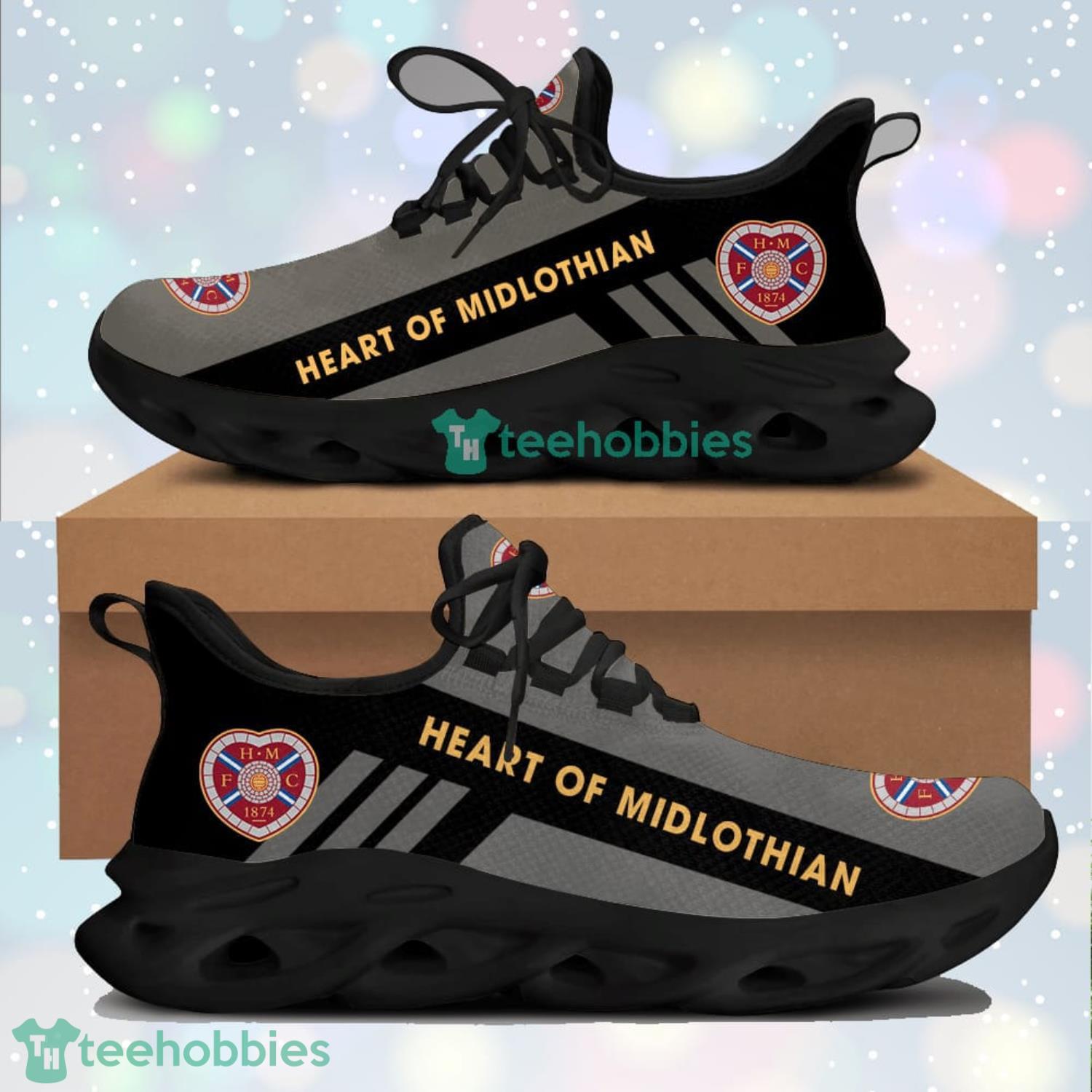 Heart Of Midlothian Fc Black And Grey Max Soul Shoes Running Sneakers Product Photo 1 Heart Of Midlothian Fc Black And Grey Max Soul Shoes Running Sneakers Product Photo 1