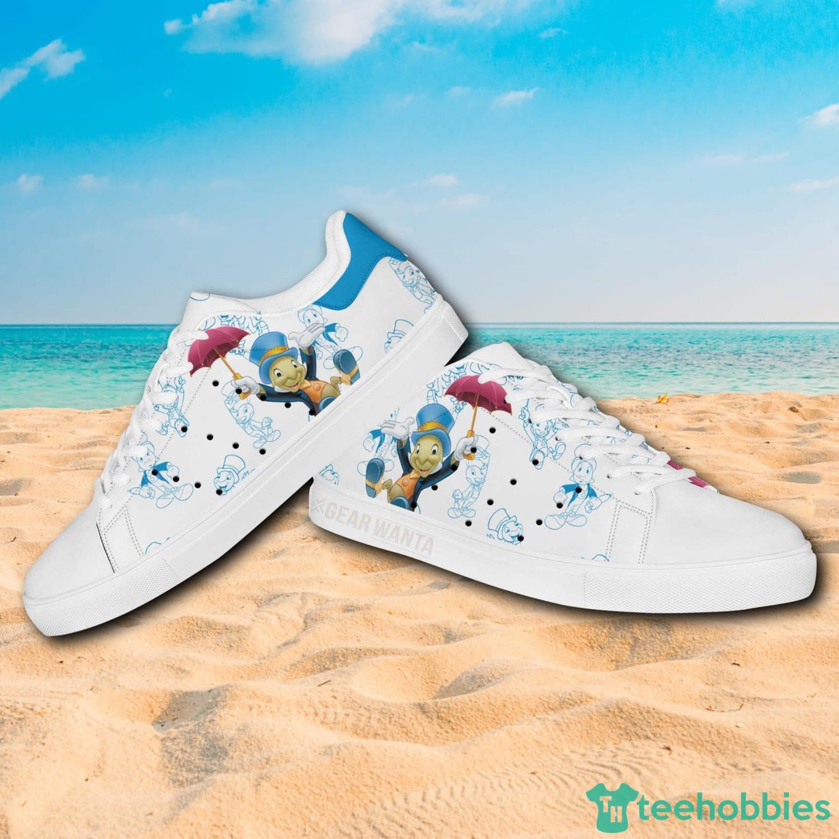 Jiminy Cricket Pinocchio Cartoon Lovely Skate Shoes Gift For Men And Women image Jiminy Cricket Pinocchio Cartoon Lovely Skate Shoes Gift For Men And Women Product Photo 2