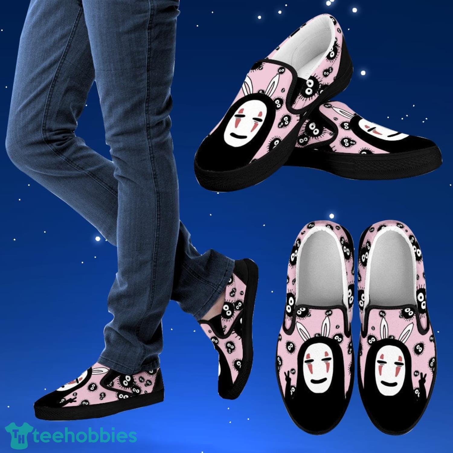 Kaonashi No Face Slip On Shoes For Men And Women Spirited Away Custom Idea image Kaonashi No Face Slip On Shoes For Men And Women Spirited Away Custom Idea Product Photo 2