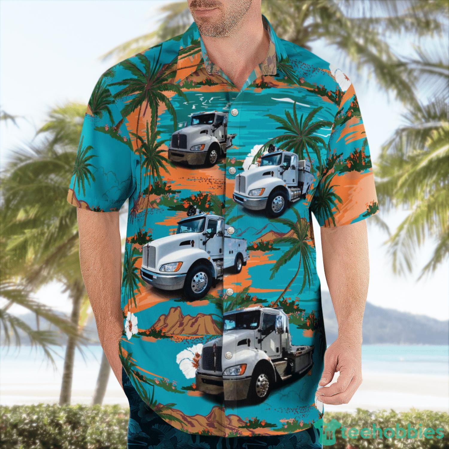 Buffalo Bills Hawaiian Shirt Palm Leaves Hawaiian Shirt