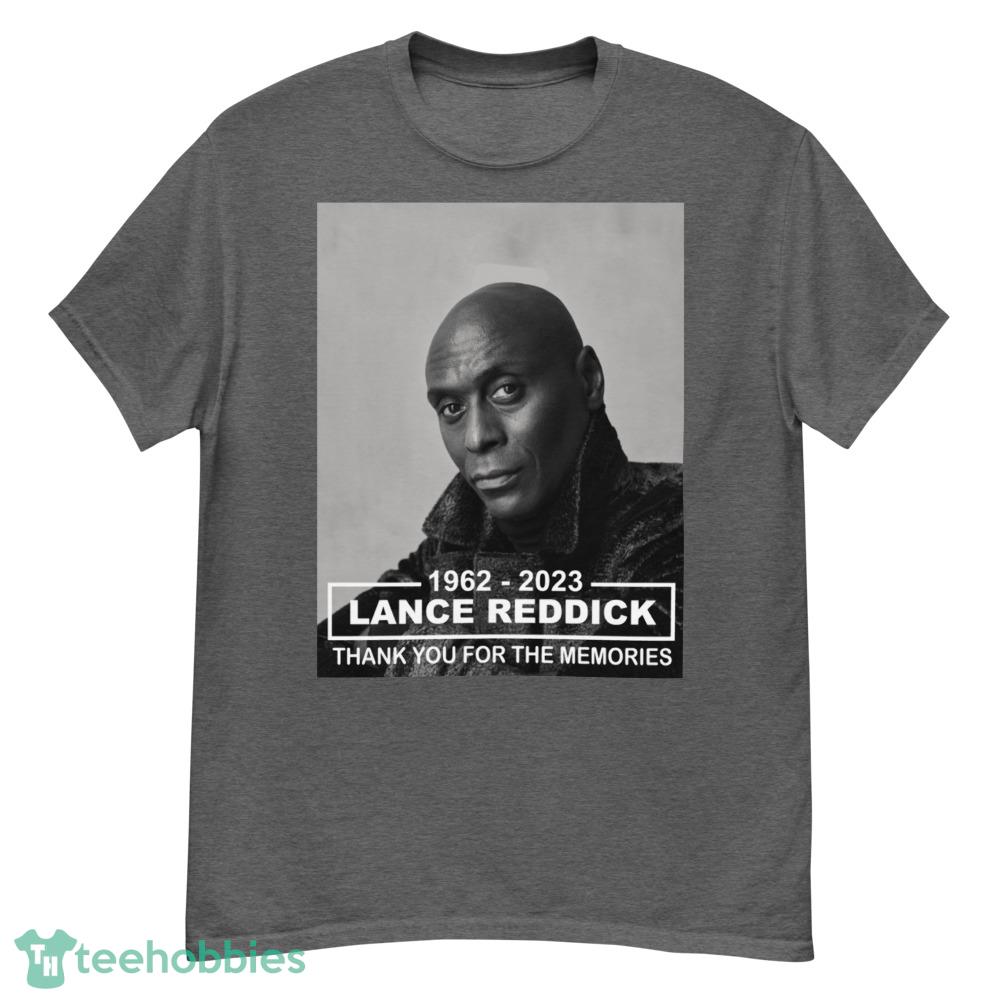Lance Reddick 1962 2023 Thank You For The Memories Shirt - G500 Men’s Classic T-Shirt-1