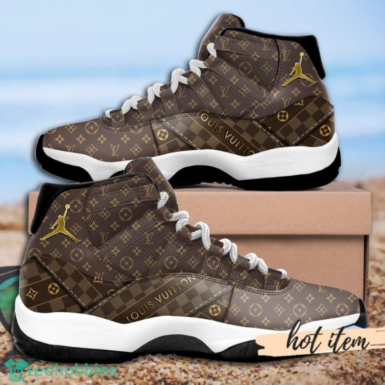 Louis Vuitton Air Jordan 11 Shoes Sneaker Style 01