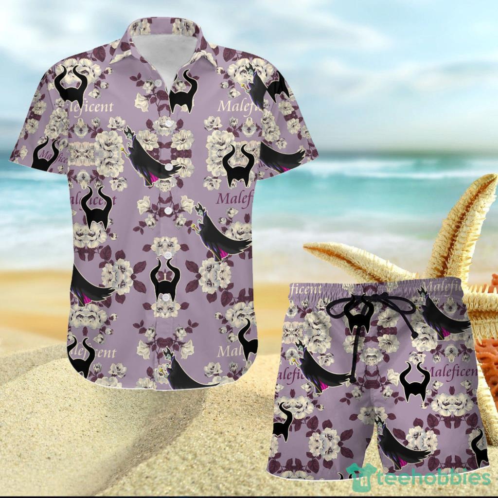Maleficent Disney Hawaiian Shirt And Short - Maleficent Disney Hawaiian Shirt And Short