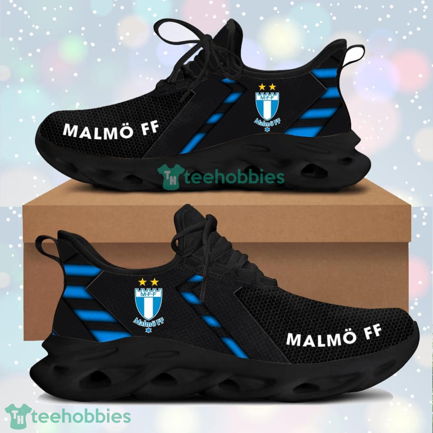 Malmö Ff Ultra Blue Striped Max Soul Shoes Running Sneaker For Men And Women image Malmö Ff Ultra Blue Striped Max Soul Shoes Running Sneaker For Men And Women Product Photo 2