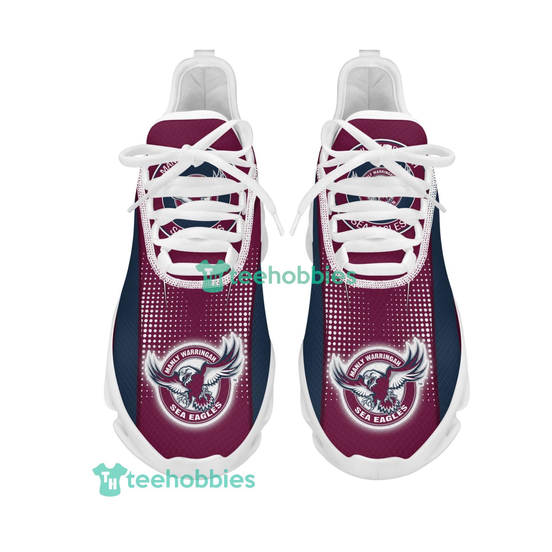 Manly Warringah Sea Eagles Custom Name Sneakers Max Soul Shoes For Men And Women Product Photo 2