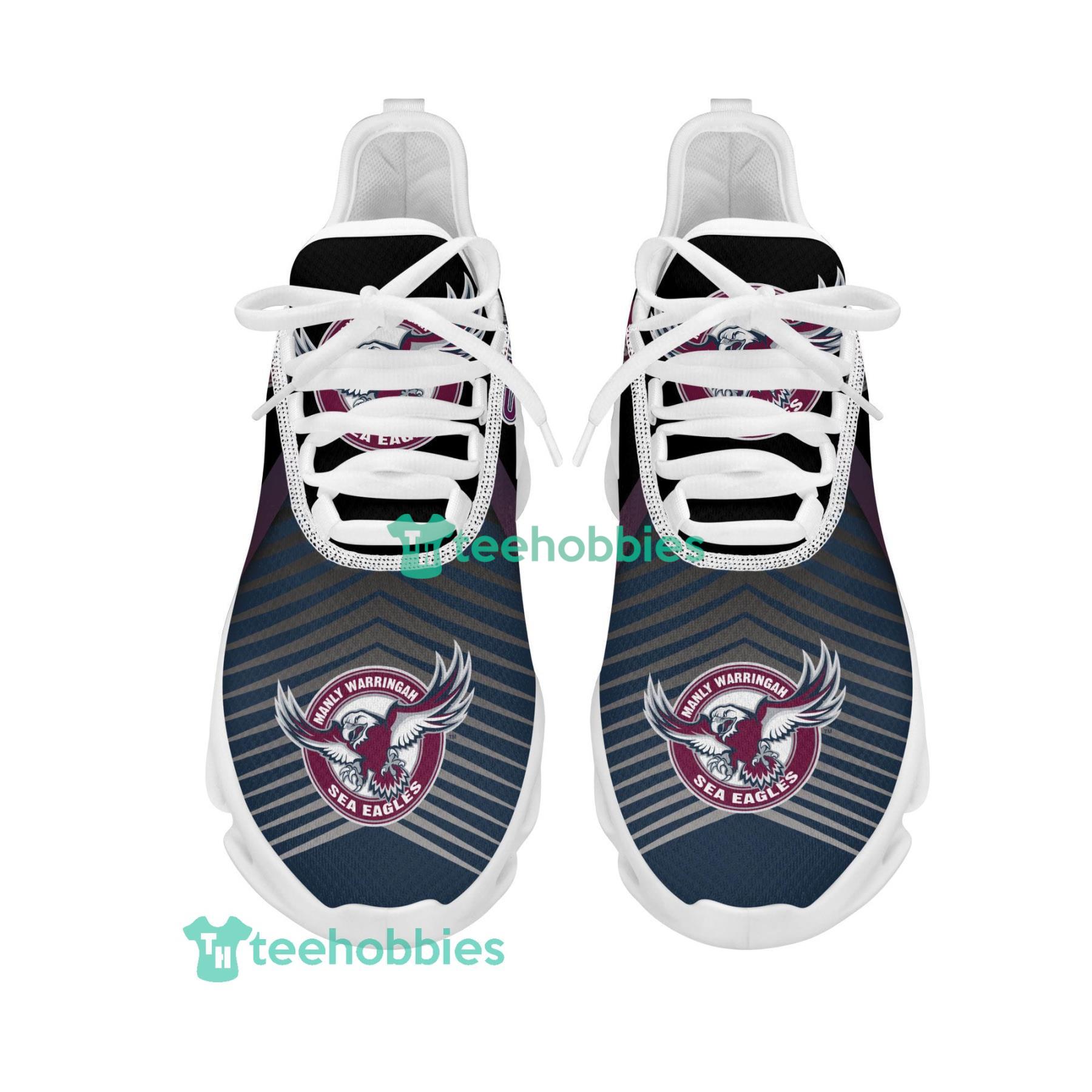 Manly Warringah Sea Eagles Sport Team Personalized Name Sneakers Max Soul Shoes For Men And Women Product Photo 2