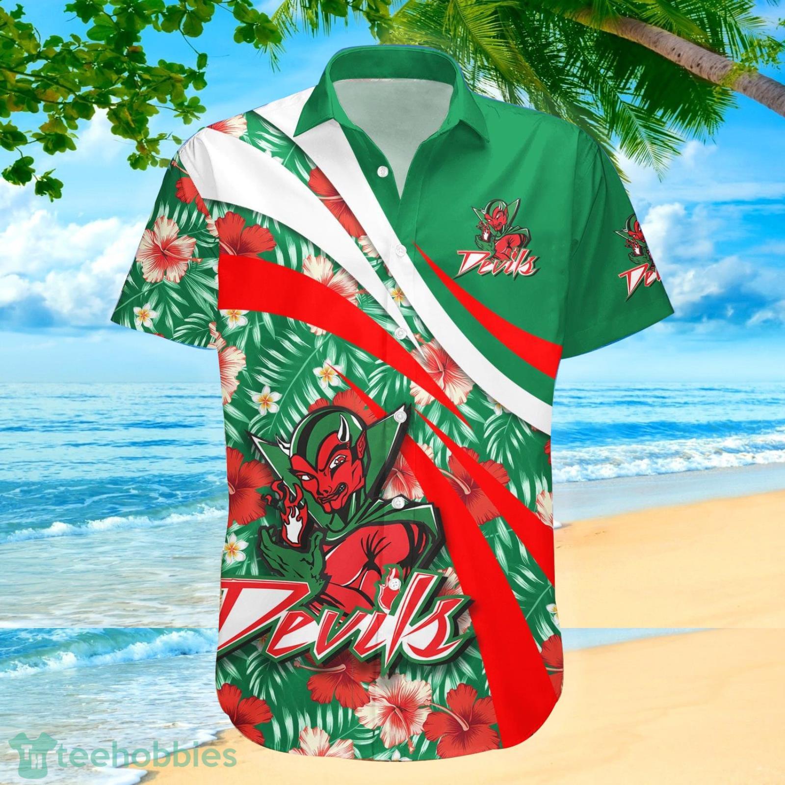 Mississippi Valley State Delta Devils NCAA Hibiscus Tropical Flower Hawaiian Shirt Product Photo 2 Mississippi Valley State Delta Devils NCAA Hibiscus Tropical Flower Hawaiian Shirt Product Photo 2
