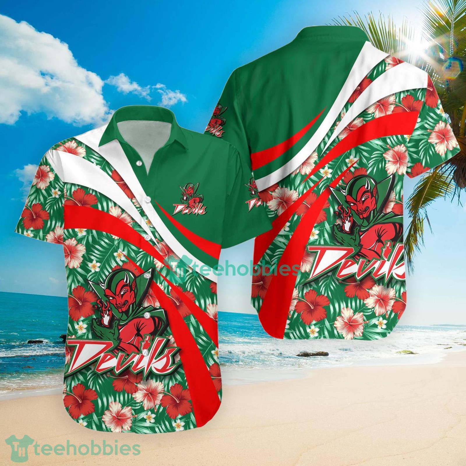 Mississippi Valley State Delta Devils NCAA Hibiscus Tropical Flower Hawaiian Shirt image Mississippi Valley State Delta Devils NCAA Hibiscus Tropical Flower Hawaiian Shirt Product Photo 3