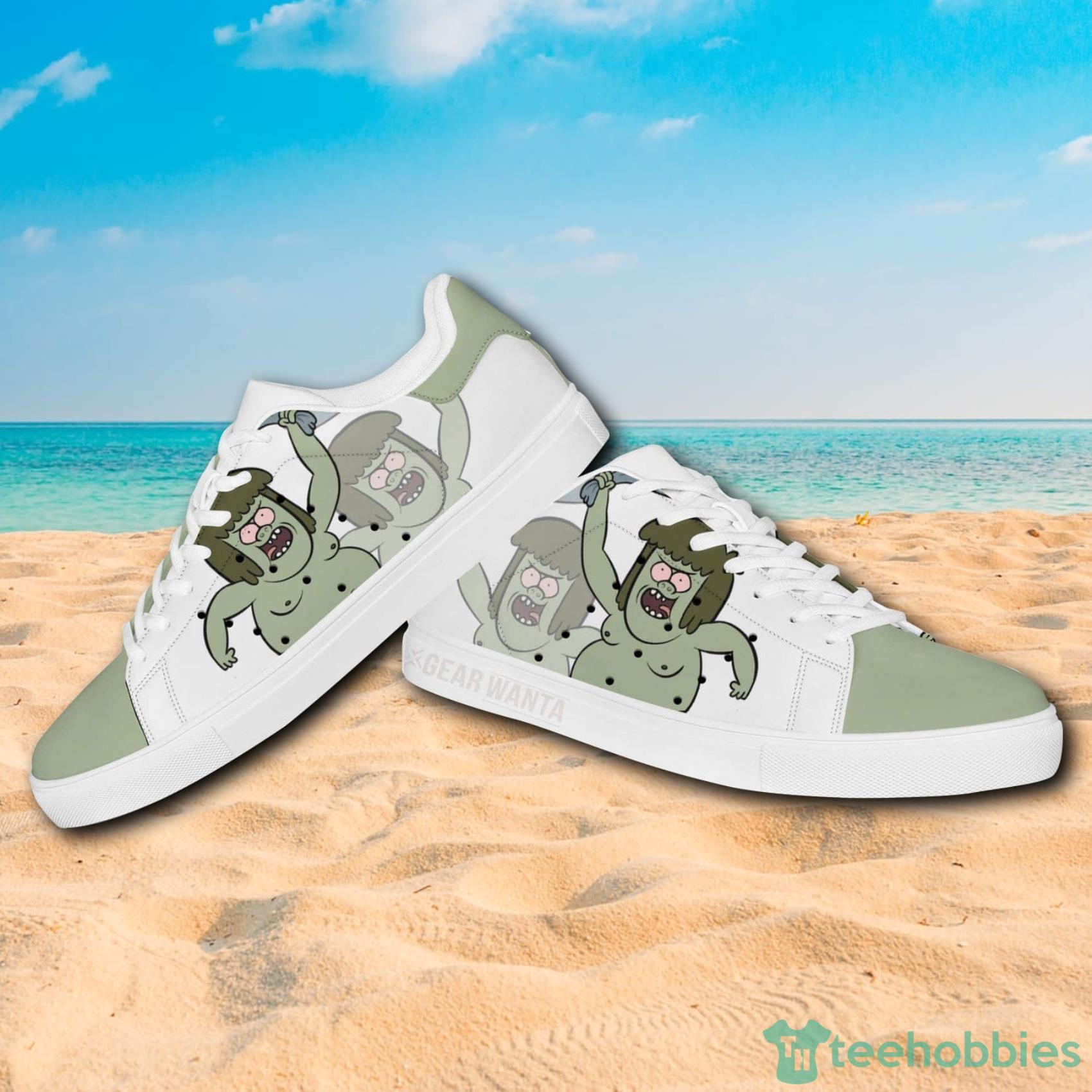 Mitch Muscle Cartoon Lovely Skate Shoes Gift For Men And Women image Mitch Muscle Cartoon Lovely Skate Shoes Gift For Men And Women Product Photo 2