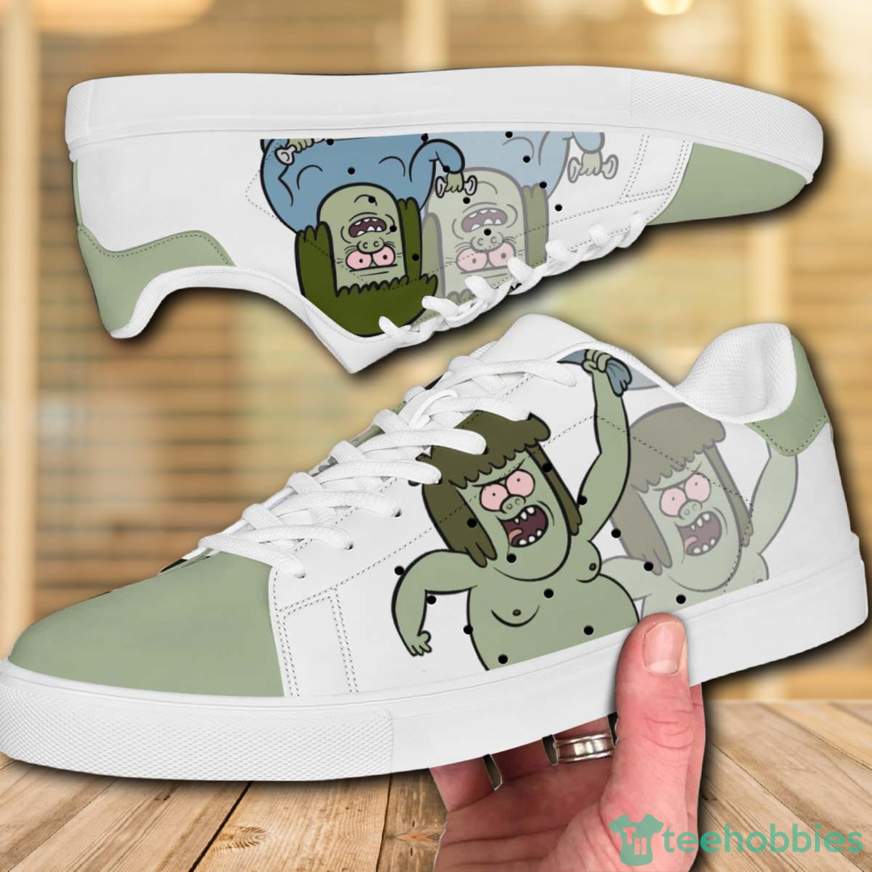 Mitch Muscle Cartoon Lovely Skate Shoes Gift For Men And Women Product Photo 3 Mitch Muscle Cartoon Lovely Skate Shoes Gift For Men And Women Product Photo 3