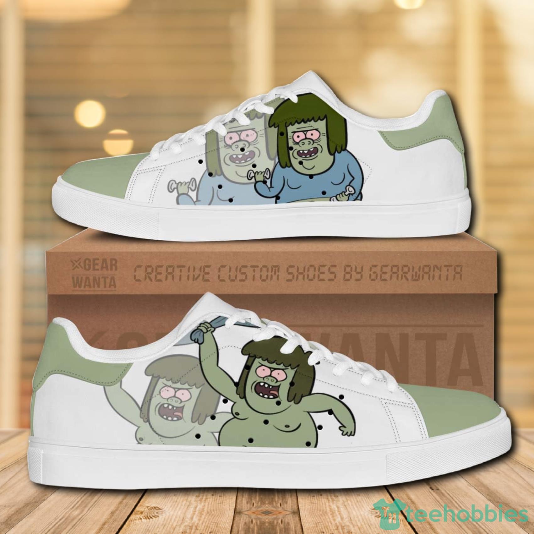 Mitch Muscle Cartoon Lovely Skate Shoes Gift For Men And Women Product Photo 1 Mitch Muscle Cartoon Lovely Skate Shoes Gift For Men And Women Product Photo 1