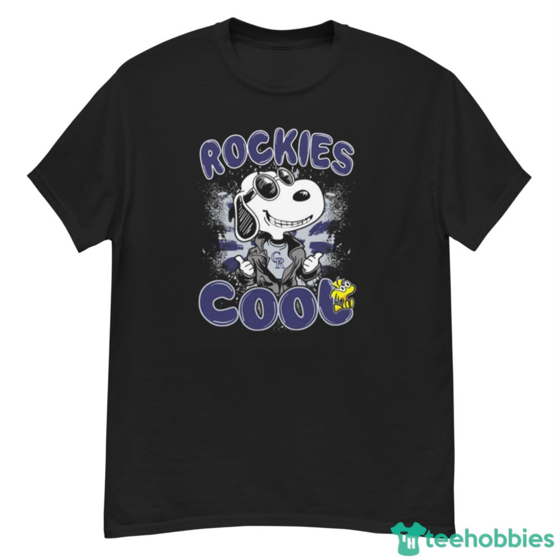 MLB Baseball Colorado Rockies Cool Snoopy Shirt T Shirt - G500 Men’s Classic T-Shirt