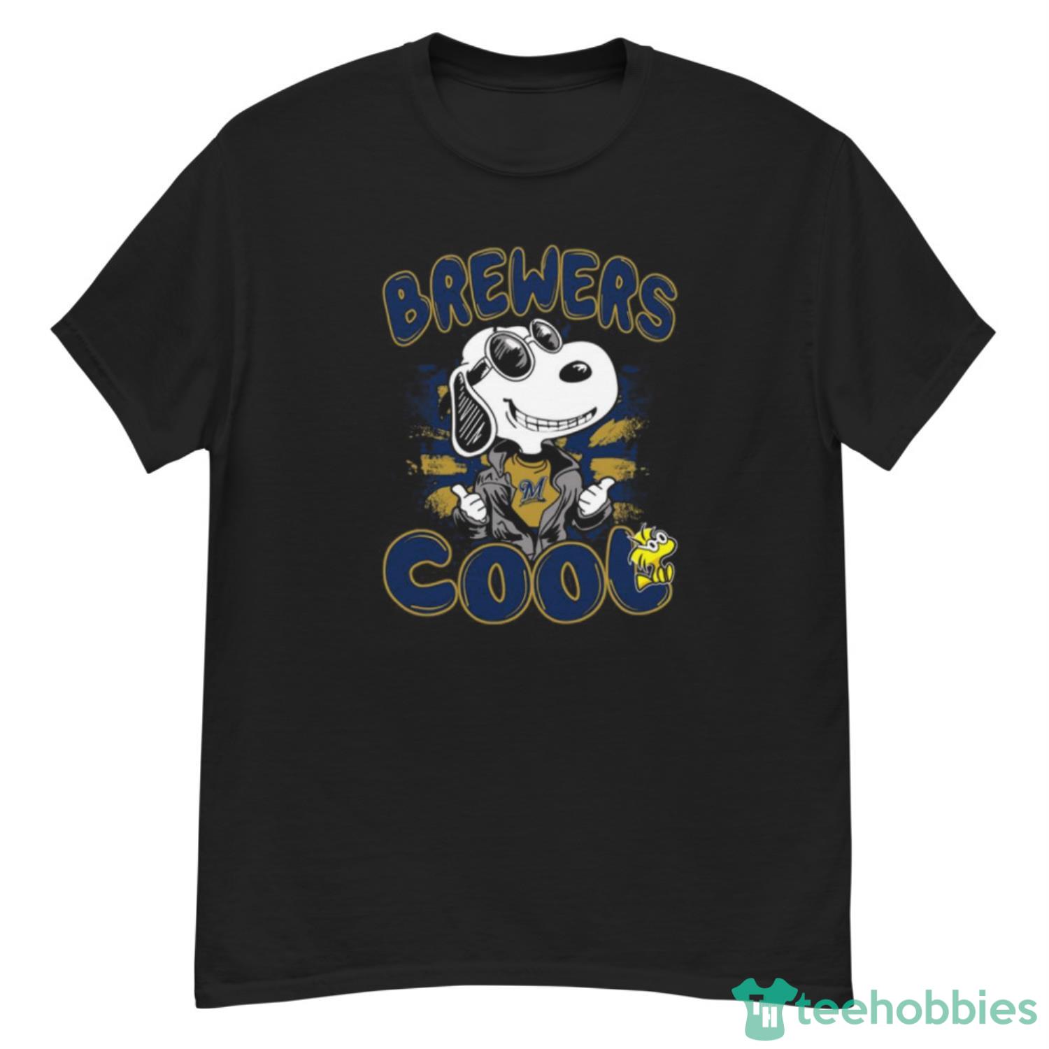 MLB Baseball Milwaukee Brewers Cool Snoopy Shirt T Shirt - G500 Men’s Classic T-Shirt