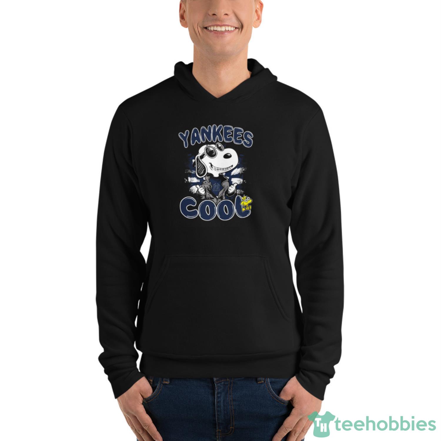 MLB Baseball New York Yankees Cool Snoopy Shirt T Shirt - Unisex Fleece Pullover Hoodie