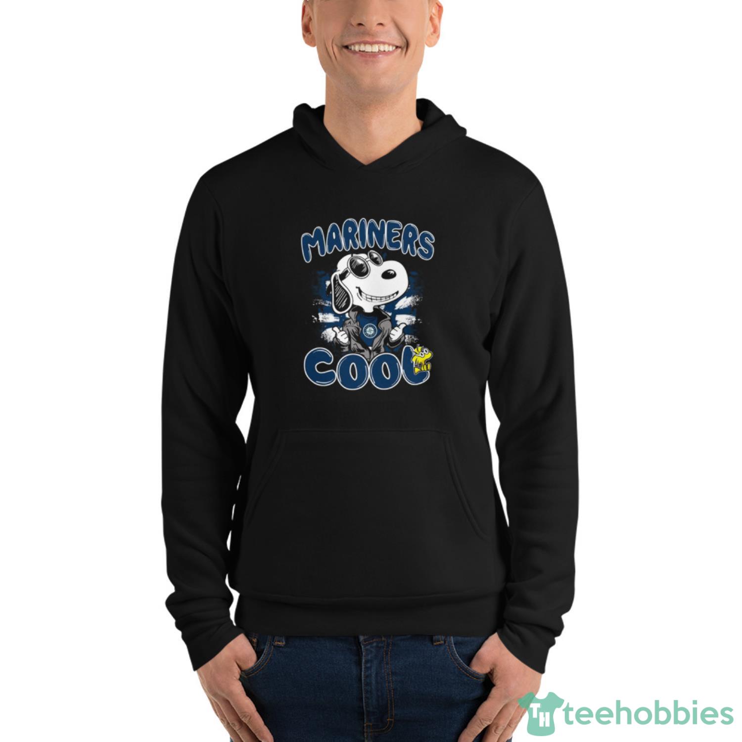 MLB Baseball Seattle Mariners Cool Snoopy Shirt T Shirt - Unisex Fleece Pullover Hoodie