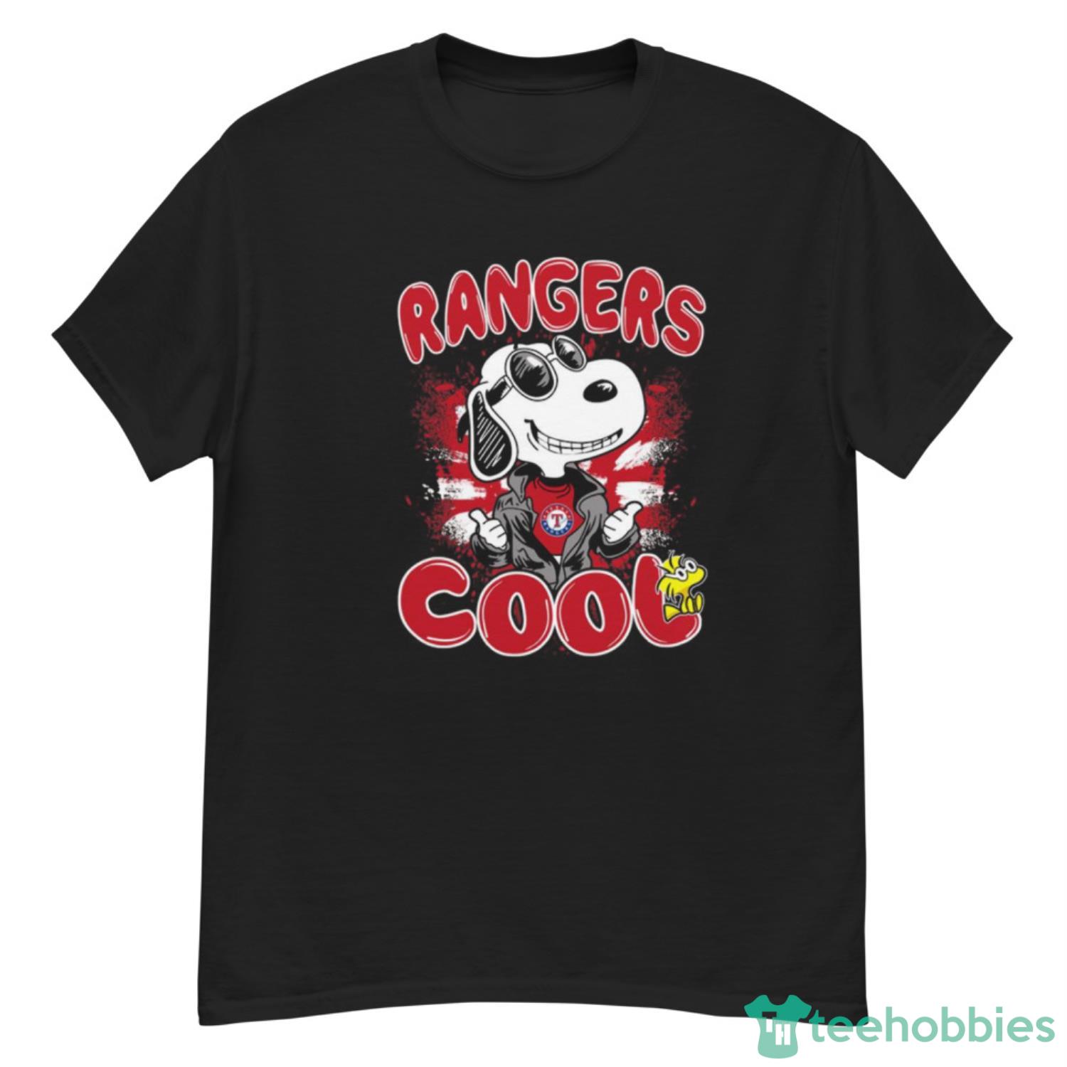 MLB Baseball Texas Rangers Cool Snoopy Shirt T Shirt - G500 Men’s Classic T-Shirt