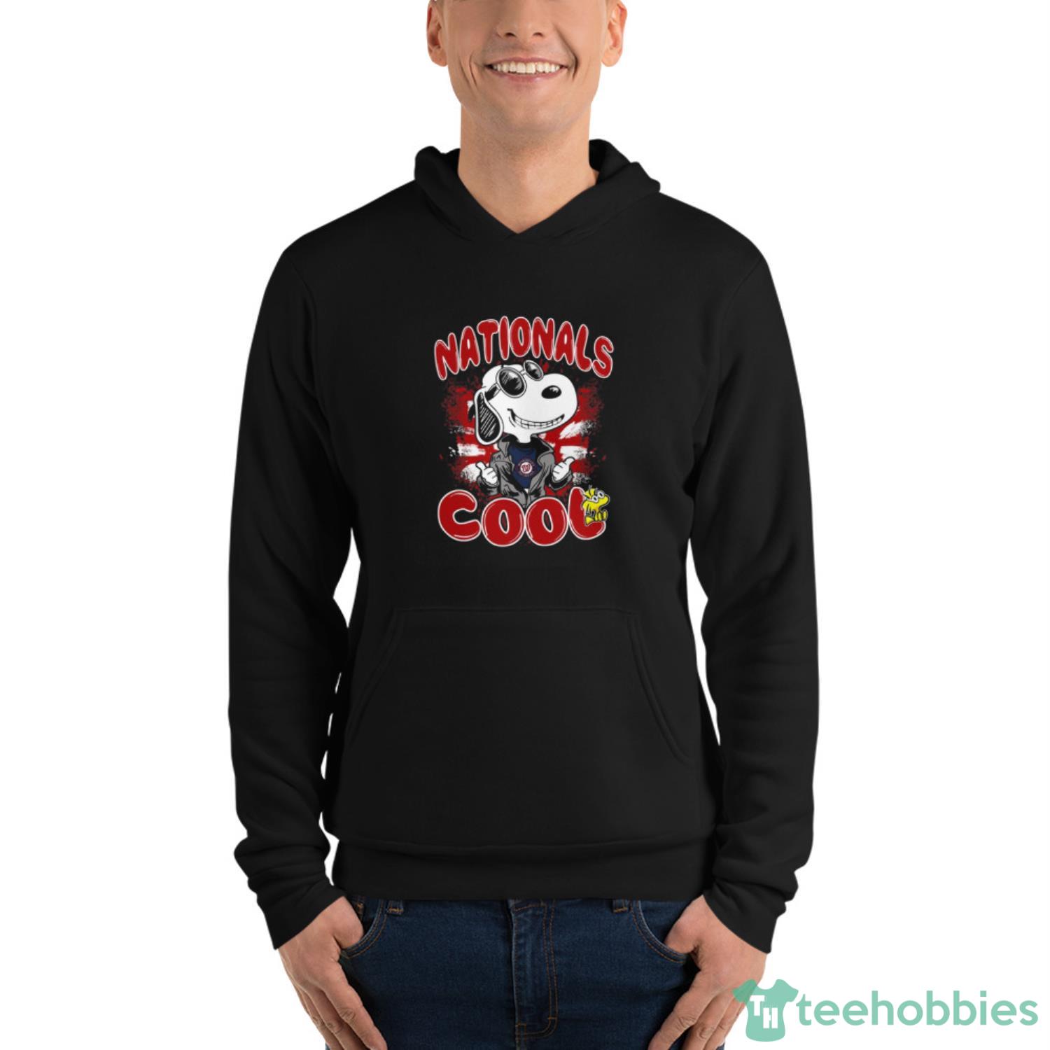 MLB Baseball Washington Nationals Cool Snoopy Shirt T Shirt - Unisex Fleece Pullover Hoodie