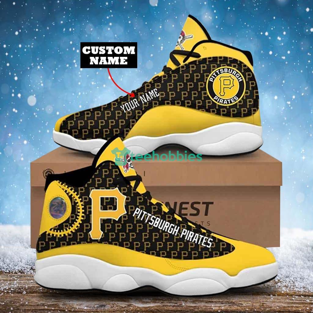MLB Pittsburgh Pirates Air Jordan 13 Custom Name Shoes Sneaker For Fans