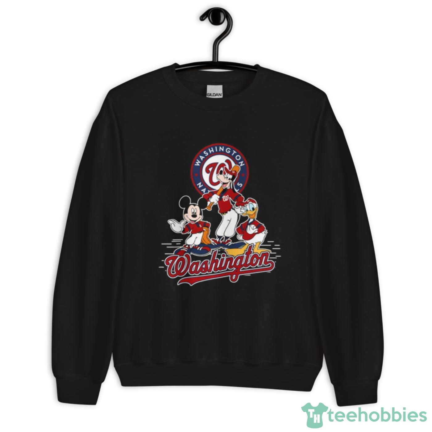 MLB Washington Nationals Mickey Mouse Donald Duck Goofy Baseball T Shirt T Shirt - Unisex Crewneck Sweatshirt MLB Washington Nationals Mickey Mouse Donald Duck Goofy Baseball T Shirt T Shirt - Unisex Crewneck Sweatshirt