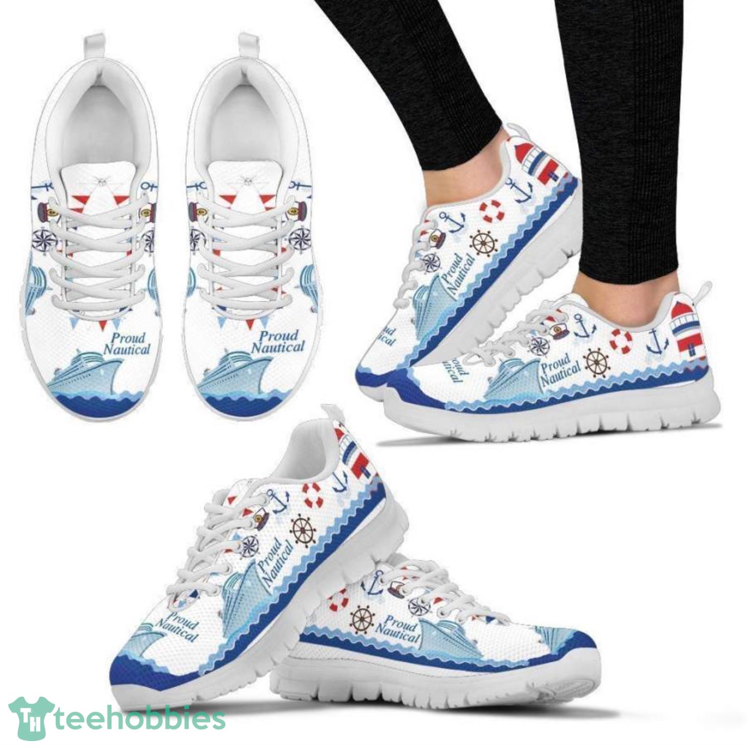 Nautical Lovely Sneakers Shoes For Men And Women Product Photo 2