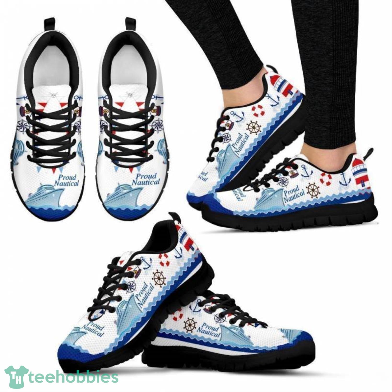 Nautical Lovely Sneakers Shoes For Men And Women Product Photo 1