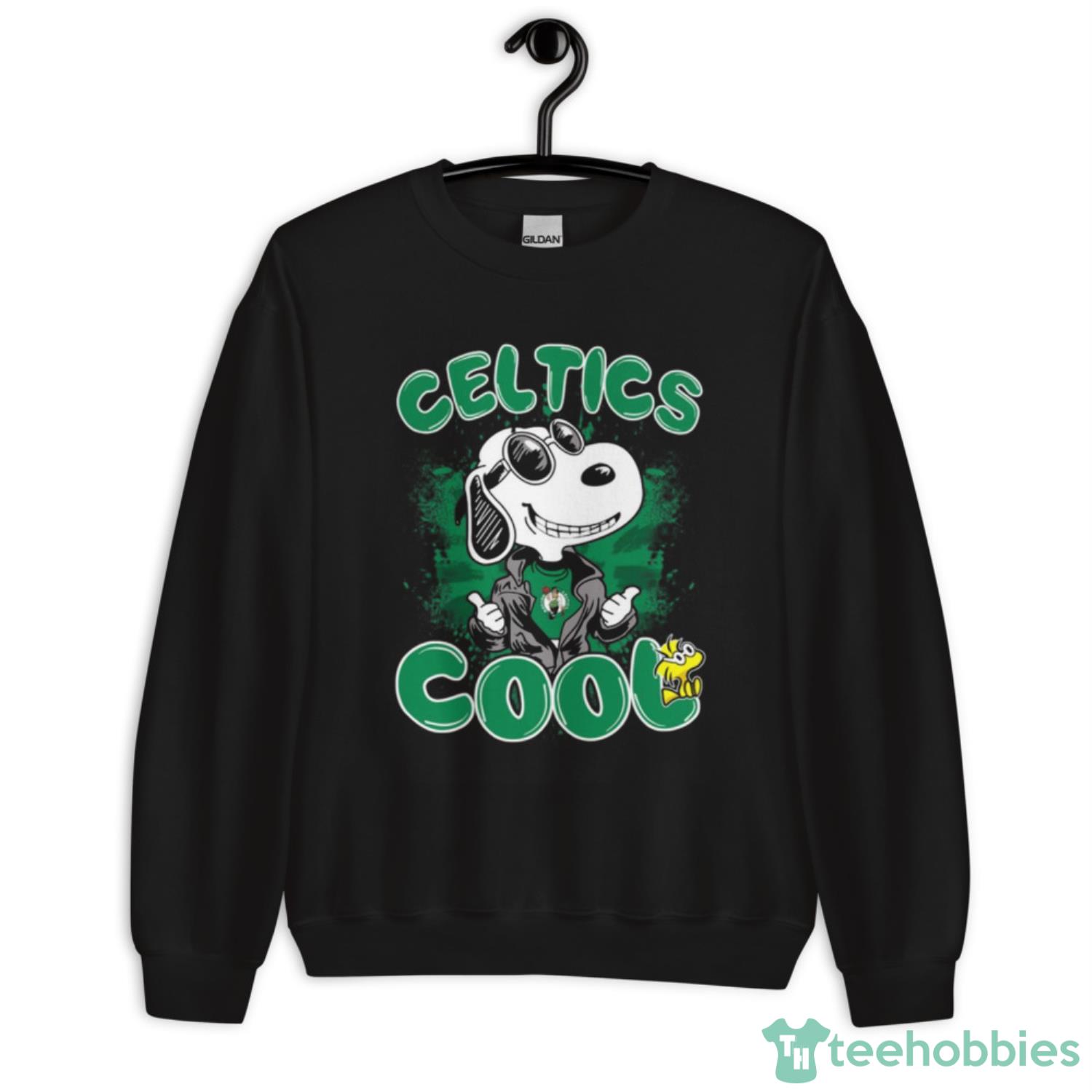 NBA Basketball Boston Celtics Cool Snoopy Shirt T Shirt - Unisex Crewneck Sweatshirt