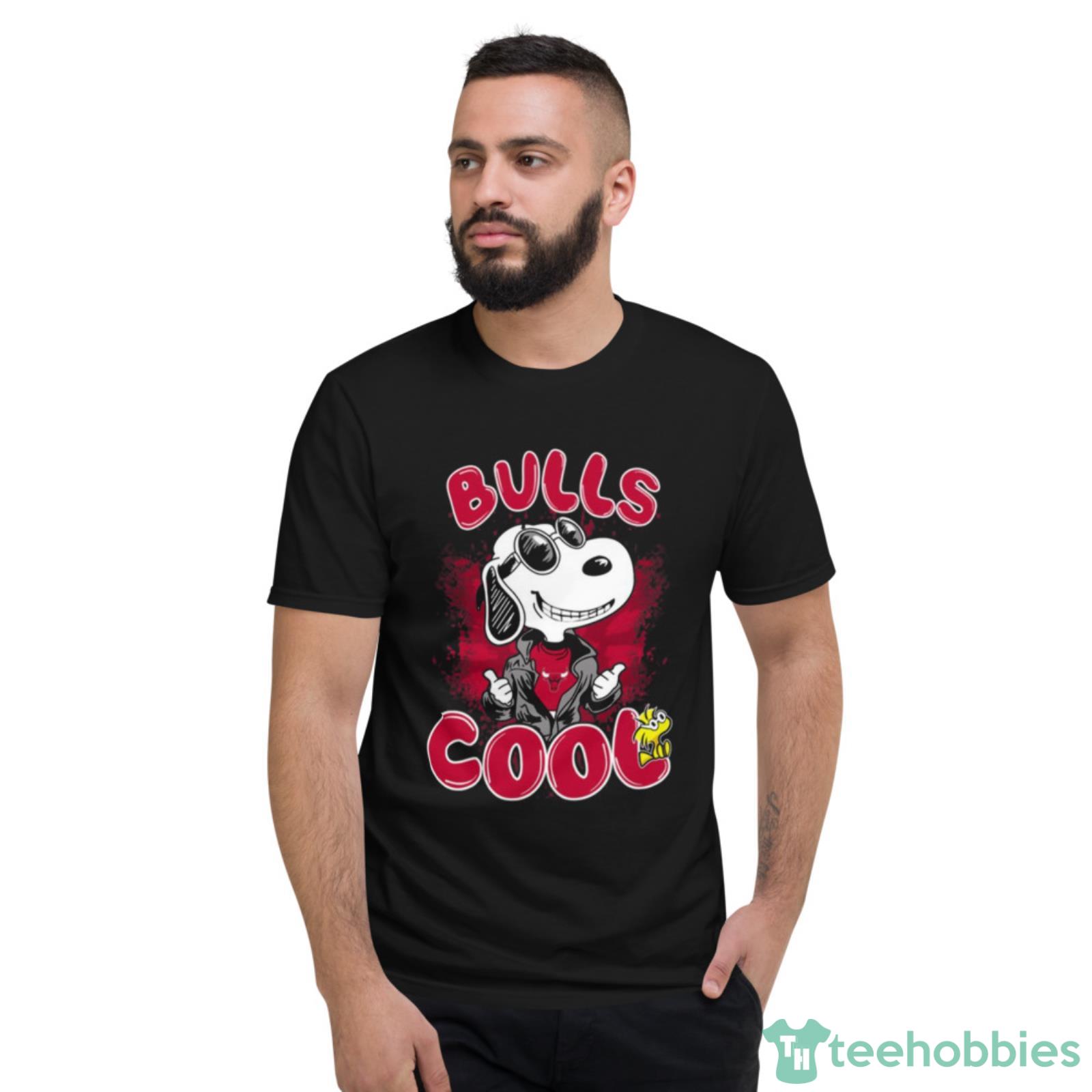 NBA Basketball Chicago Bulls Cool Snoopy Shirt T Shirt - Short Sleeve T-Shirt