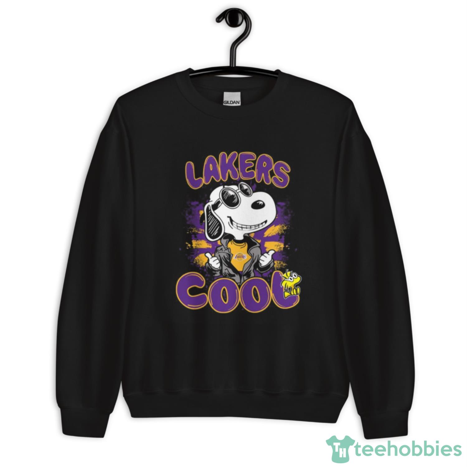 NBA Basketball Los Angeles Lakers Cool Snoopy Shirt T Shirt - Unisex Crewneck Sweatshirt