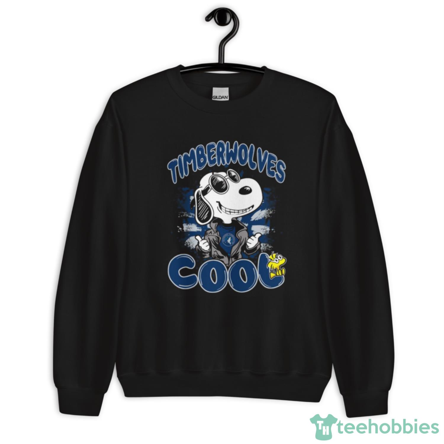 NBA Basketball Minnesota Timberwolves Cool Snoopy Shirt T Shirt - Unisex Crewneck Sweatshirt