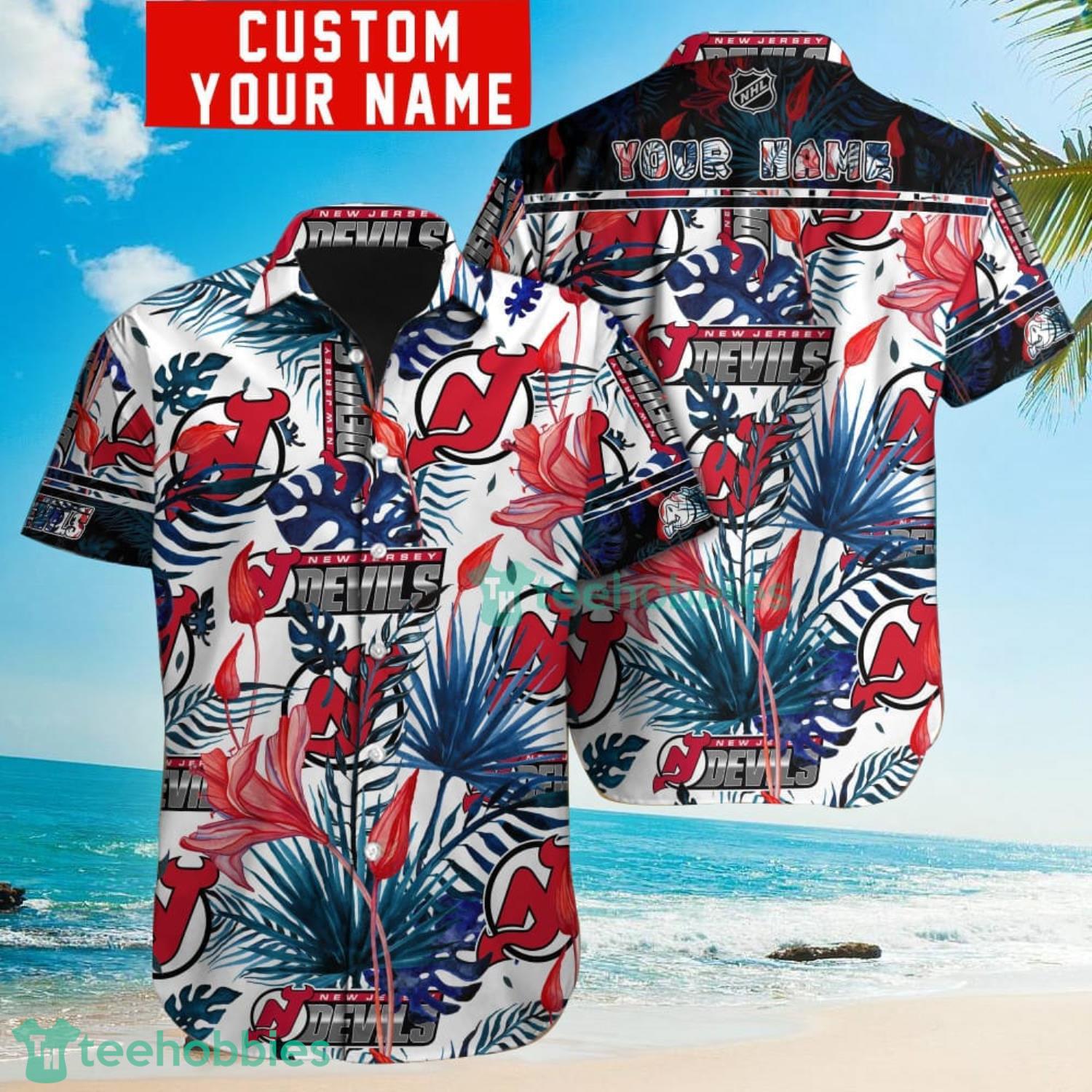 New Jersey Devils NHL Personalized Hawaiian Shirt Gift For Fans