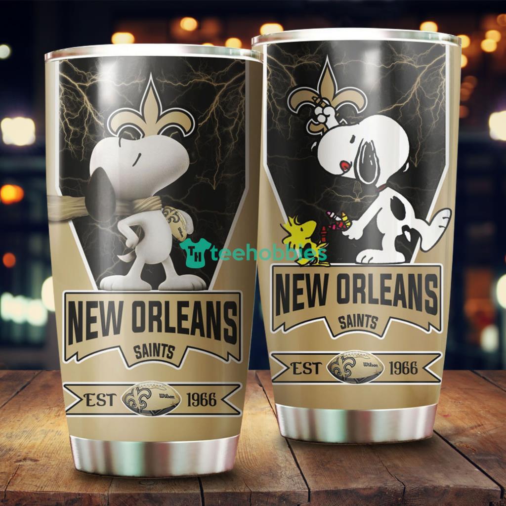 New Orleans Saints NFL Snoopy Tumbler