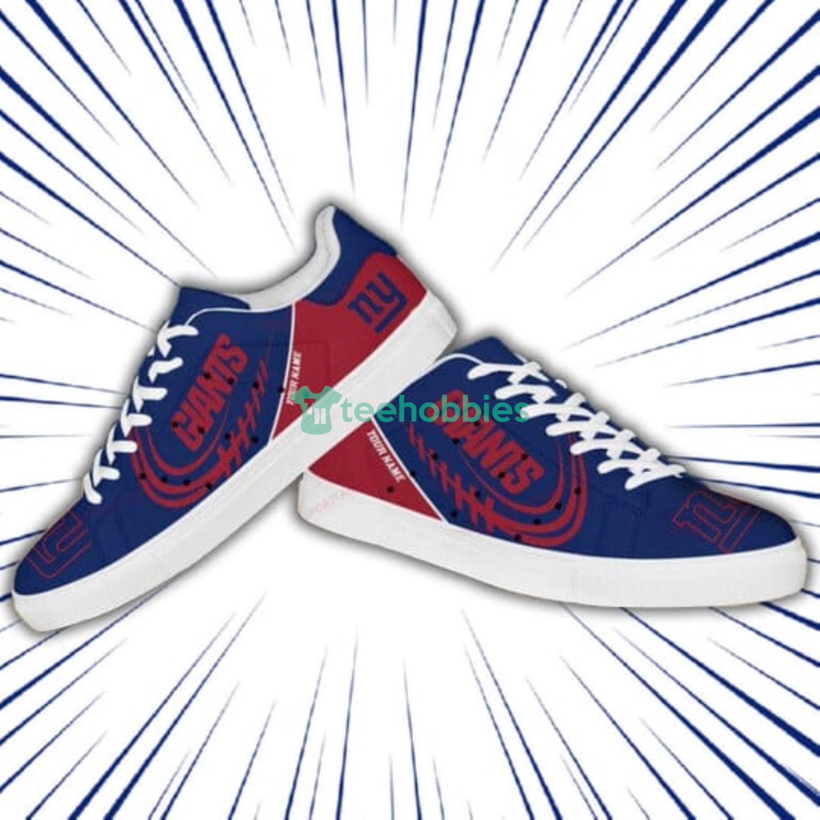 New York Giants Nfl Skate Shoes Custom Name For Men And Women image New York Giants Nfl Skate Shoes Custom Name For Men And Women Product Photo 2