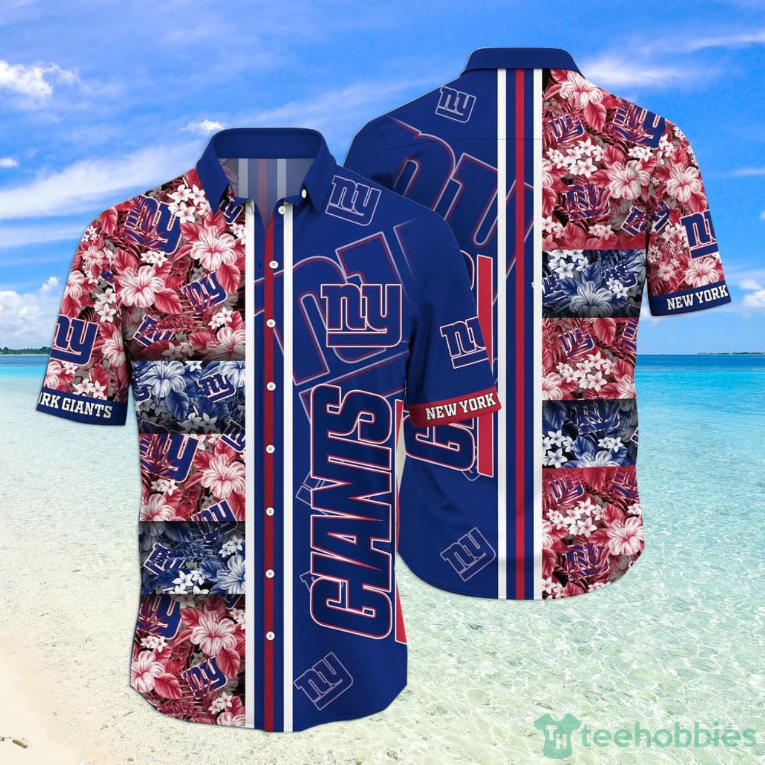 Personalized NFL New York Giants Combo Hawaiian Shirt And Shorts Tropical  Gift Summer