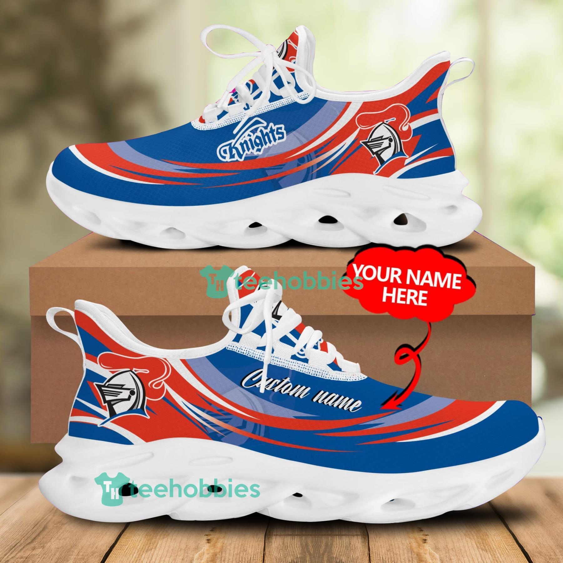 Newcastle Knights 3D Personalized Name Sneakers Max Soul Shoes For Men And Women Product Photo 1