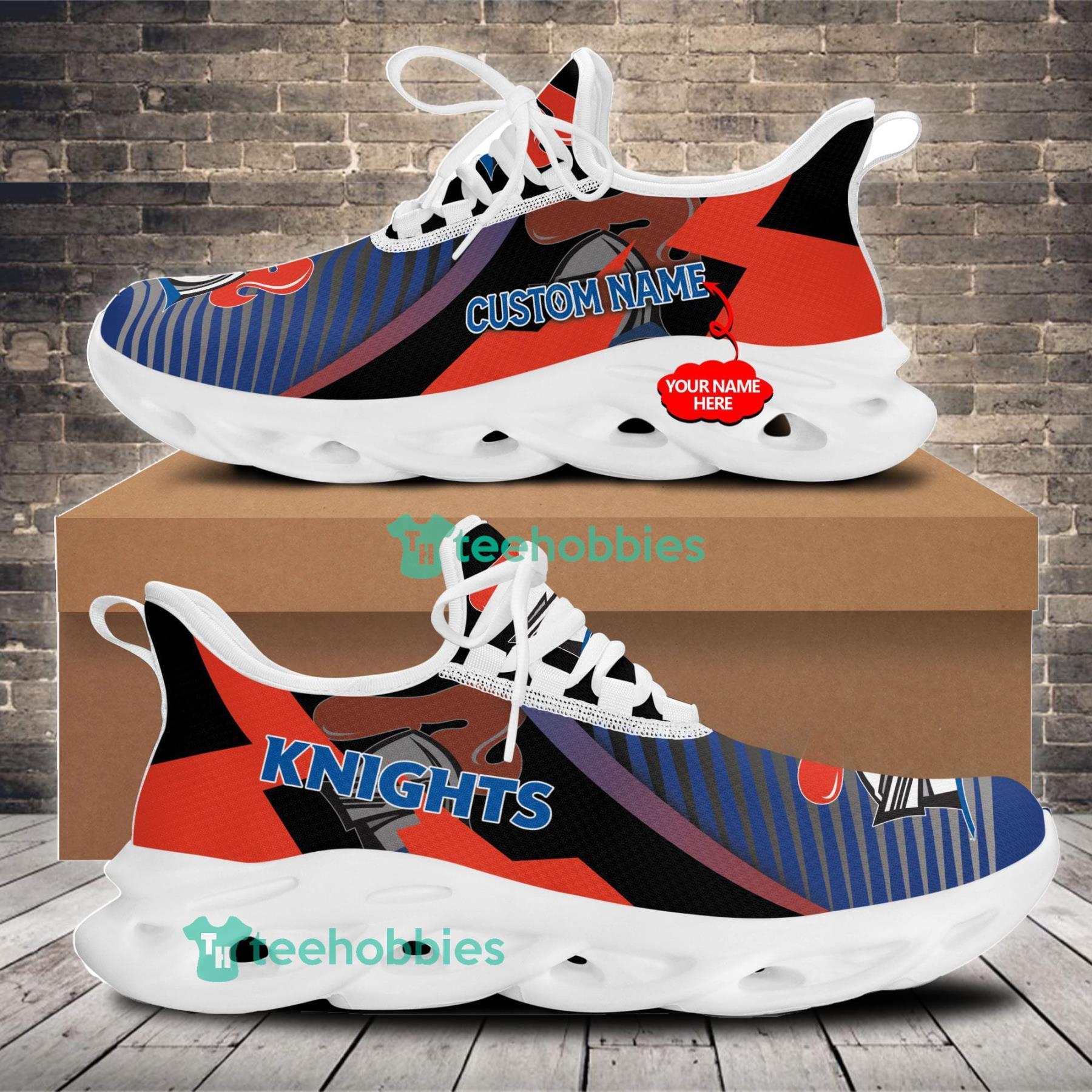 Newcastle Knights Sport Team Personalized Name Sneakers Max Soul Shoes For Men And Women Product Photo 1