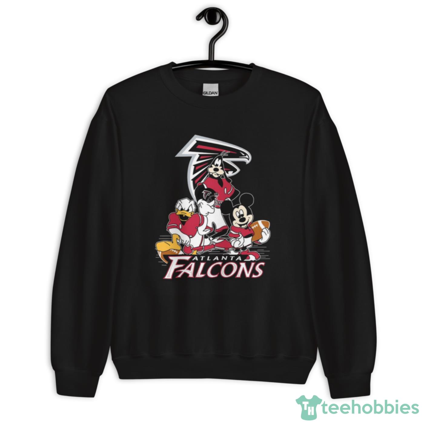 NFL Atlanta Falcons Mickey Mouse Donald Duck Goofy Football Shirt T Shirt