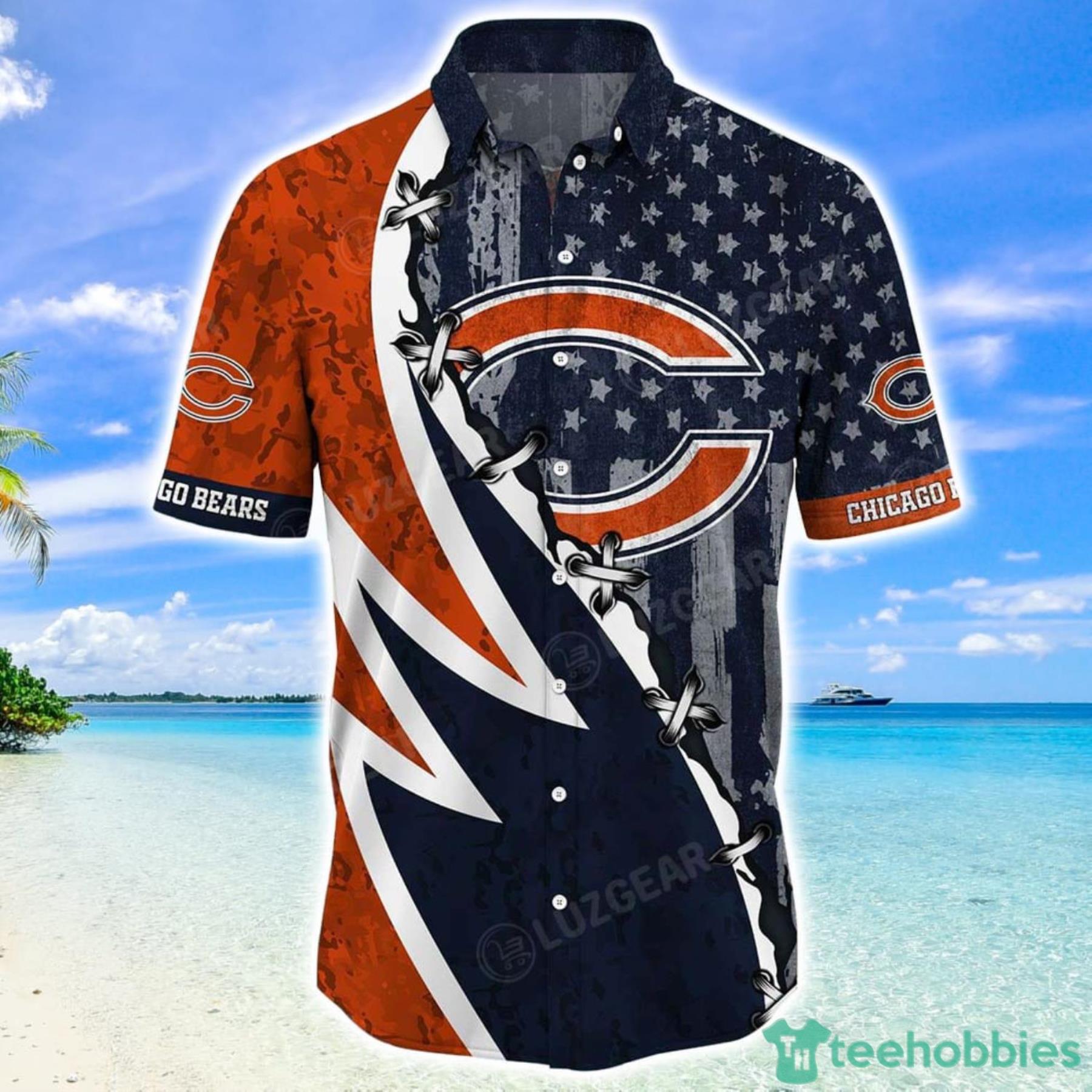 Chicago Bears NFL Custom Name Hawaiian Shirt For Men And Women