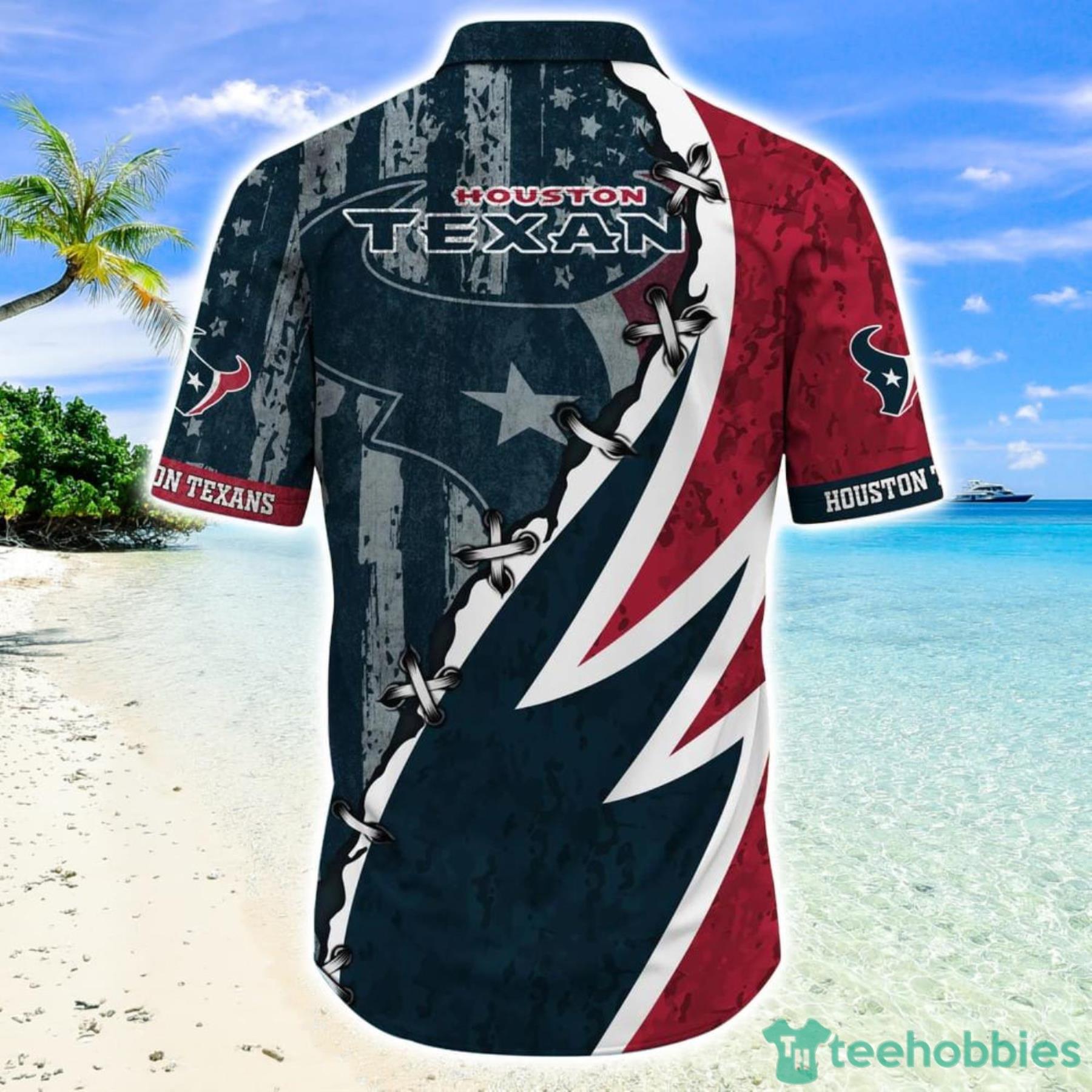 Houston Texans NFL Custom Name Hawaiin Shirt Best Design For Men